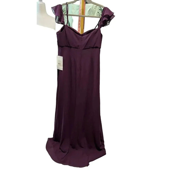 Theia Riley Cold Shoulder Gown - Picture 4 of 9